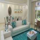 Projeto Residencial - Interior - Guarujá - 3D Sala1